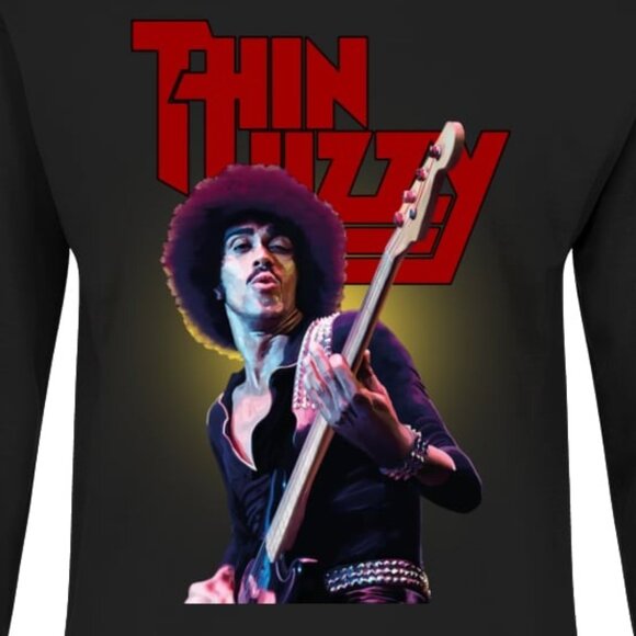 Thin Lizzy Dedication Best Of Sweatshirt Classic Rock Music Crewneck Pullover 05 - Picture 2 of 5